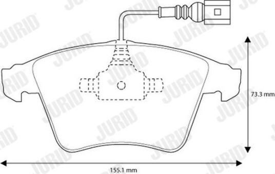 Bremseklosser JURID 573160J Bremseklosser JURID 573160J