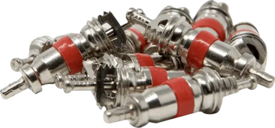 X-Sauce Ventilkjegle Autoventil 10 stk. rød