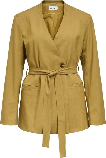 Object Objlisa Lo L/S Belt Blazer 146 Nd FENNEL SEED 44
