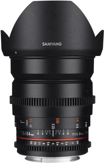 Samyang 24mm T1.5 VDSLR objektiv for Micro 4/3