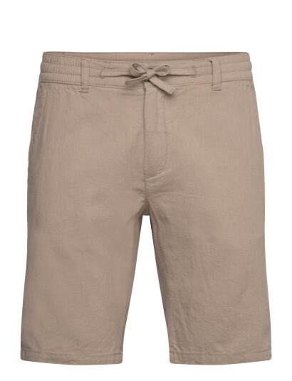 Lindbergh Linen Shorts - Brown - S