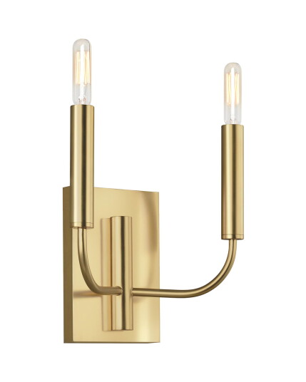 Visual Comfort Brianna Double Sconce Brass