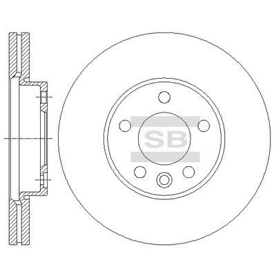 Bremseskive Hi-Q SD5703 Bremseskive Hi-Q SD5703