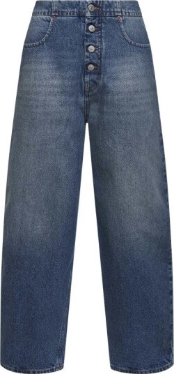 MM6 Maison Margiela Dame Jeans Blå W25,