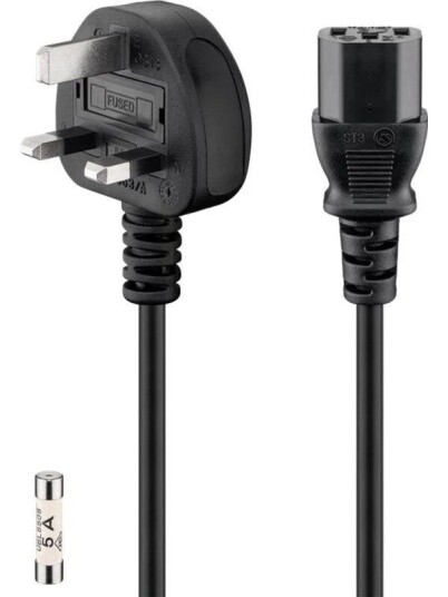 Pro UK - cold-device cord 1.5 m black