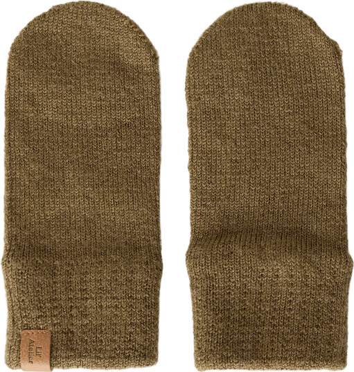 Lil"Atelier Nbnnanson Knit Mittens Lil Khaki green ONE SIZE Lil"Atelier Nbnnanson Knit Mittens Lil Khaki green ONE SIZE