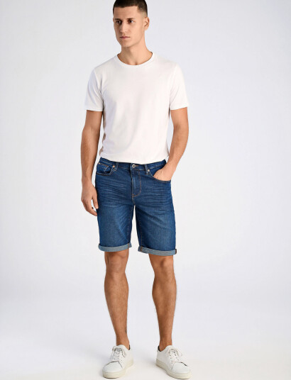 Lindbergh Superflex Denimshorts - Navy - S