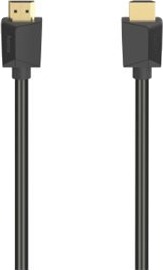 Hama Essential Line High Speed Hdmi Kabel Med Ethernet Hdmi Hann Til Hdmi Hann 5 M Dobbeltisolert Svart 4K Ultra Hd Støtte