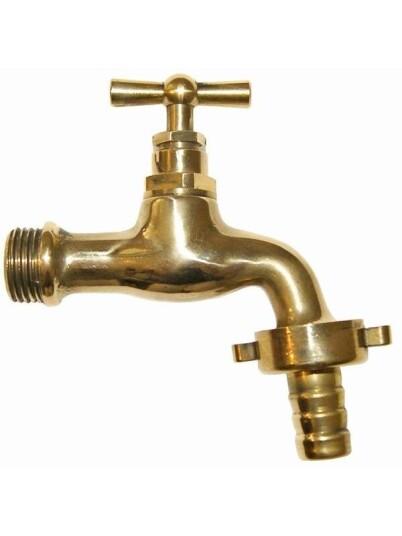 Megatherm Drain cock 1/2 t-handle with hose coupling