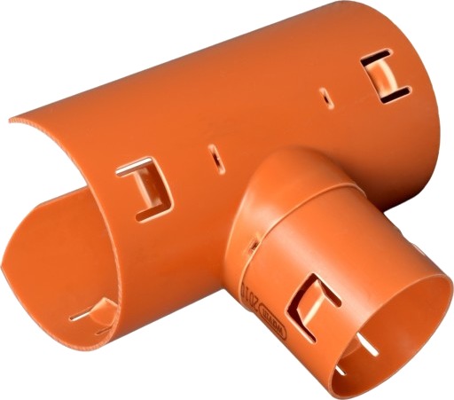 Wavin 60 X 60 Mm 90 Gr. Pvc-Drænsadelgren