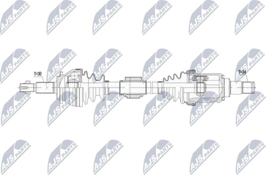 Nty Drivaksel NTY NPW TY 187 Nty Drivaksel NTY NPW TY 187