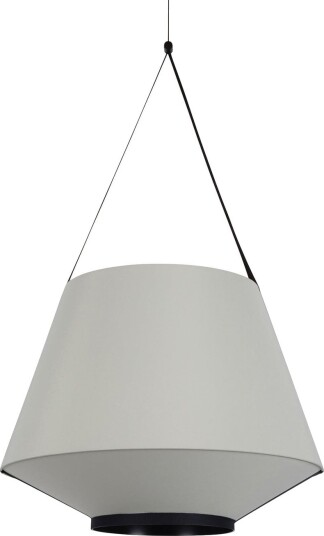 Carrie pendellampe M Grey – Forestier Carrie M   Stue   Design   Stoff / Tekstil   Med en lyskilde