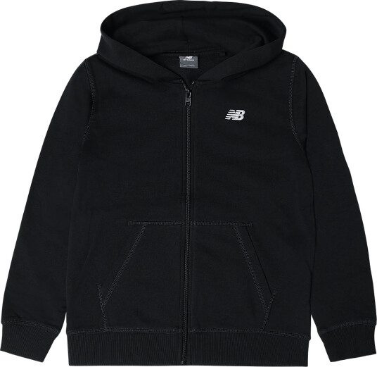 New Balance New Balance French Terry Small Logo Full Zip Hoodie Black 176