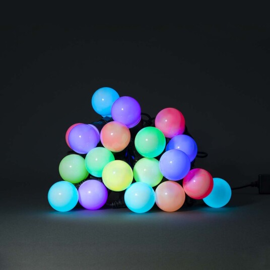 SmartLife Dekorativ LED | Party | Wi-Fi | RGB | 20 lysdioder | 10 m | Android IOS | Pære diameter 50 mm SmartLife Dekorativ LED | Party | Wi-Fi | RGB | 20 lysdioder | 10 m | Android IOS | Pære diameter 50 mm