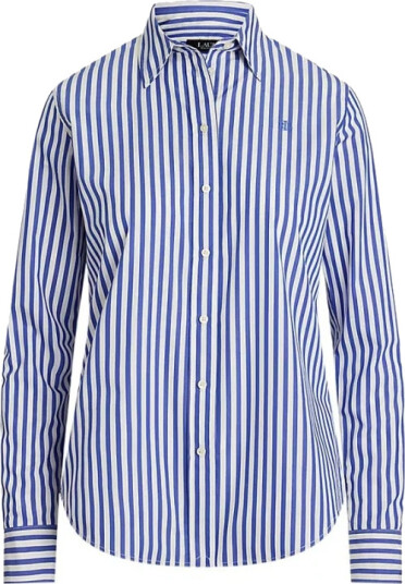 Lauren Ralph Lauren - Skjorte Y/d 70s Broadcloth-shirt - Blå
