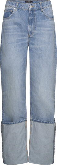 Mango | Turned Up Straight Jeans | 38