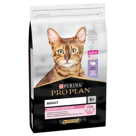 9 + 1 kg gratis! 10 kg Pro Plan tørrfôr - Delicate Turkey