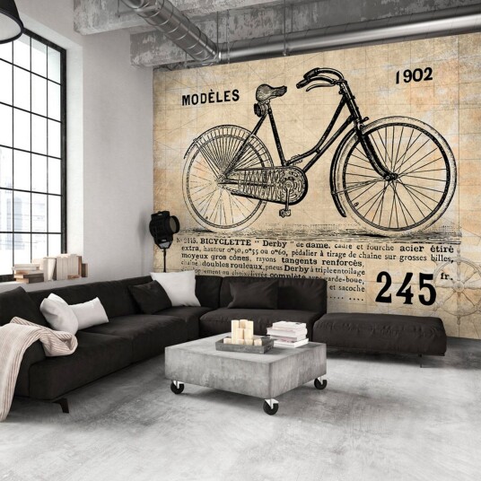 Fototapet Old School Bicycle 300x210 - Artgeist sp. z o. o.