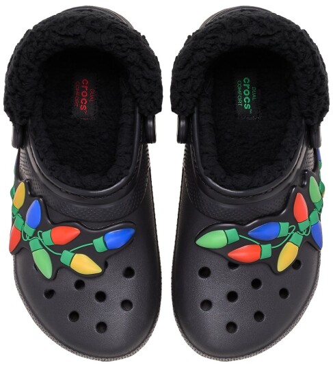 Crocs Clsc Lined Holiday Lights Cgk - Black - 28/29