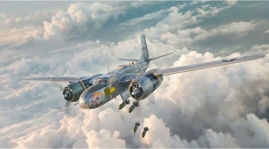 Italeri Plast Modell A-26B Invader 1/72