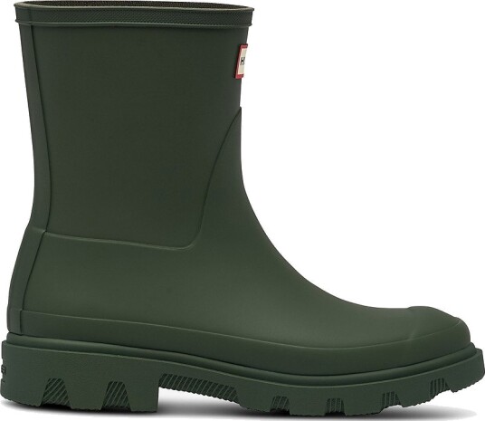 Hunter   Gummistøvler Unisex Downpour Short Boot   Grønn