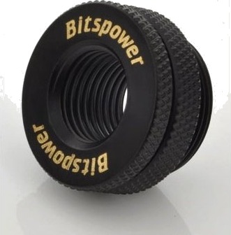 Bitspower G1/4 påfyllingsåpning kullsvart BP CBWP C04