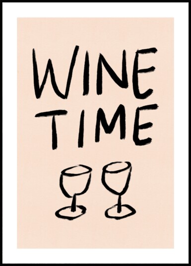 It"s Wine Time Plakat / 40x50