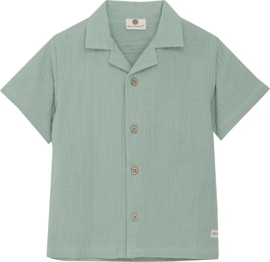 En Fant Shirt SS Muslin Jadeite (140 / 10 år)