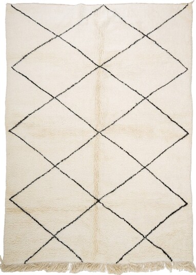 Kelim teppe Marokkansk Beni Ourain 215 x 295 cm Størrelse: 215 x 295 cm