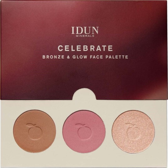 IDUN Minerals Celebrate Bronze & Glow Face Palette 7.6 GRAM IDUN Minerals Celebrate Bronze & Glow Face Palette 7.6 GRAM