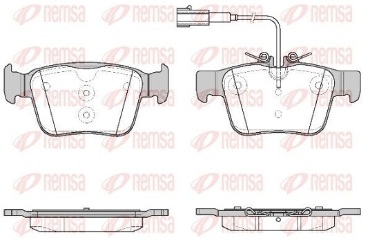 Bremseklosser REMSA 1722.02 Bremseklosser REMSA 1722.02