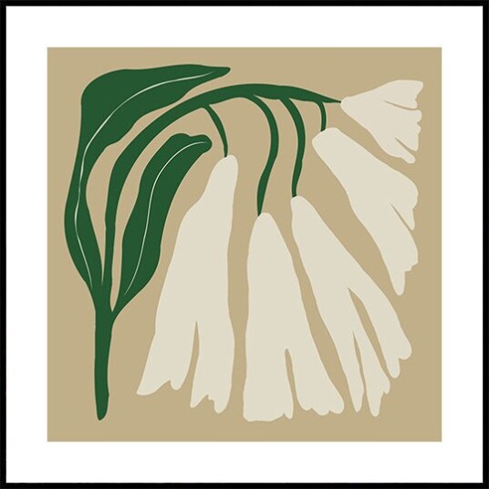 Miho Art Studio Big Blooming IV Plakat Plakat / 70x70cm