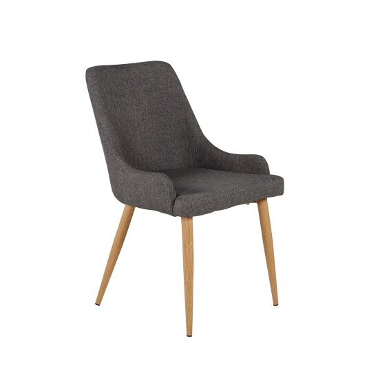 Venture Design Plaza spise stol Grå Textil/natur Grå