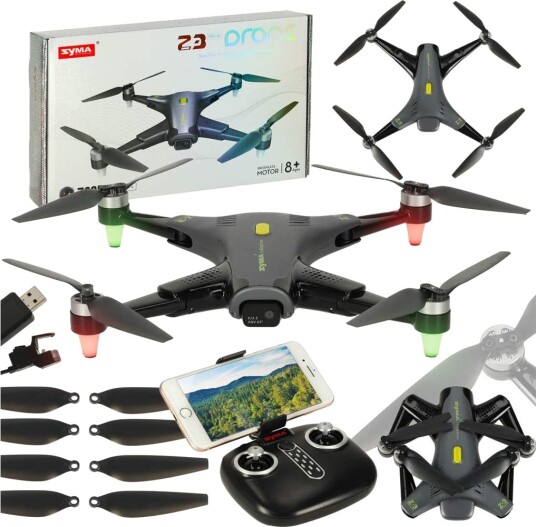 Syma Z3PRO 2,4GHz 4CH Wi Fi RC Drone Svart