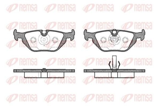 Bremseklosser REMSA 0265.50 Bremseklosser REMSA 0265.50