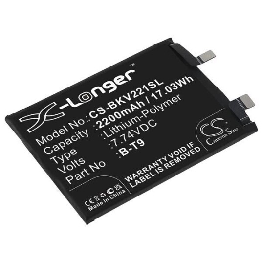 VIVO iQOO 9T 5G batteri (2200 mAh 7.74 V, Sort)