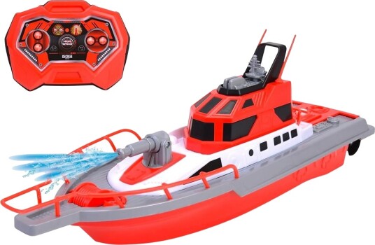 Dickie Toys Fjernstyrt båt RC brannbåt Dickie Toys OneSize Bil Dickie Toys Fjernstyrt båt RC brannbåt Dickie Toys OneSize Bil