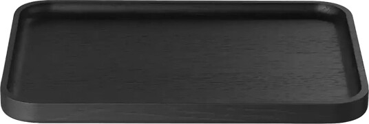 Blomus Tray M 27,5 X 20 Cm Oku Black Black L 20CM Blomus Tray M 27,5 X 20 Cm Oku Black Black L 20CM
