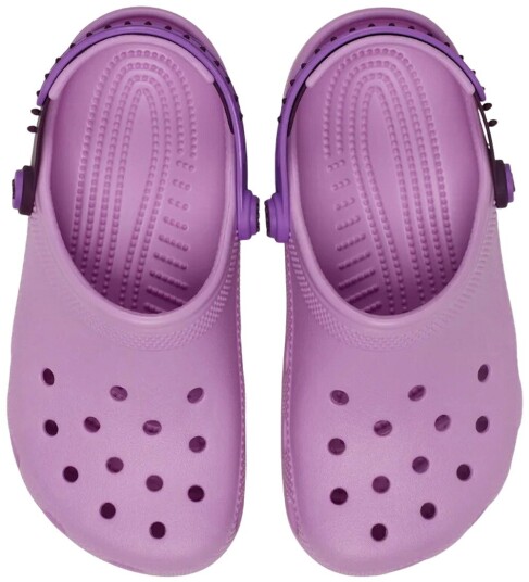 Crocs Sandaler Glow Klikk tilbake Strap Glow Purple Crocs 34/35 Sandals Lilla 34 35
