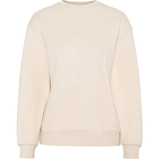 Kari Traa Anelie Crew Dame Light Beige S Kari Traa Anelie Crew Dame Light Beige S