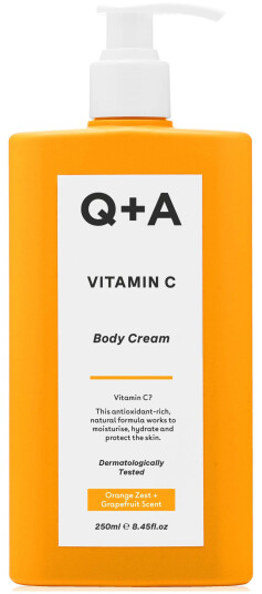 Q+A Vitamin C Body Cream 250ml