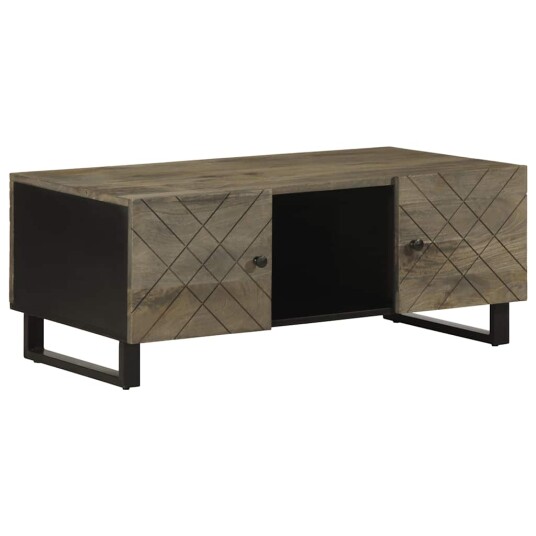  Salongbord svart 100x54x40 cm heltre mango 8721158447890