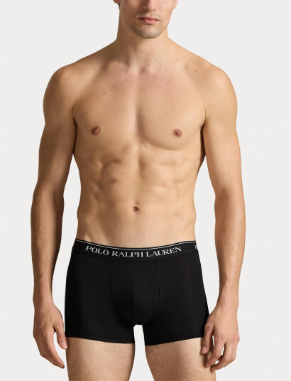 Polo Ralph Lauren Stretch Cotton Trunk 3 Pack Black L