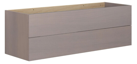 Dansani Calidris Glatt Servantskap 2 Skuff D40cm Grå eik / 120cm Dobbel DA-C10-1076