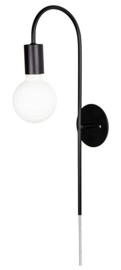 Globen Lighting Vegglampe Grace Svart 1624100-01-0 1624102-01-0