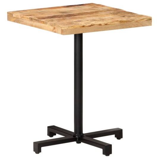 Bistrobord firkantet 60x60x75 cm grovt mangotre 320264