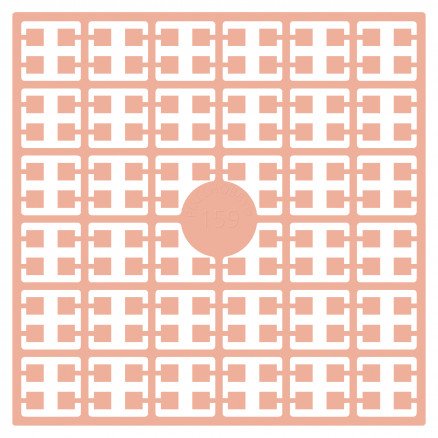 Pixelhobby Midi Perler 159 Fersken hudfarge 2x2mm 140 pixels