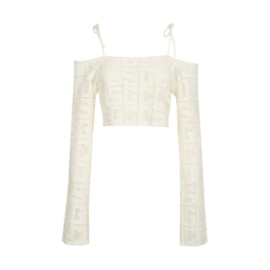 Gcds Dame Topper Beige M Gcds Dame Topper Beige M