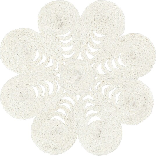Dixie Elin Anemone Spisebrikke 40 cm Hvit