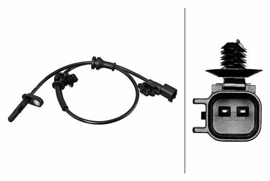 Sensor, ABS HELLA 6PU 358 218-391